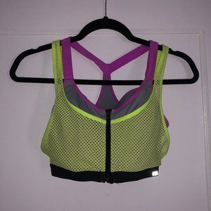 VICTORIA'S SECRET VSX SPORTS BRA FRONT ZIP